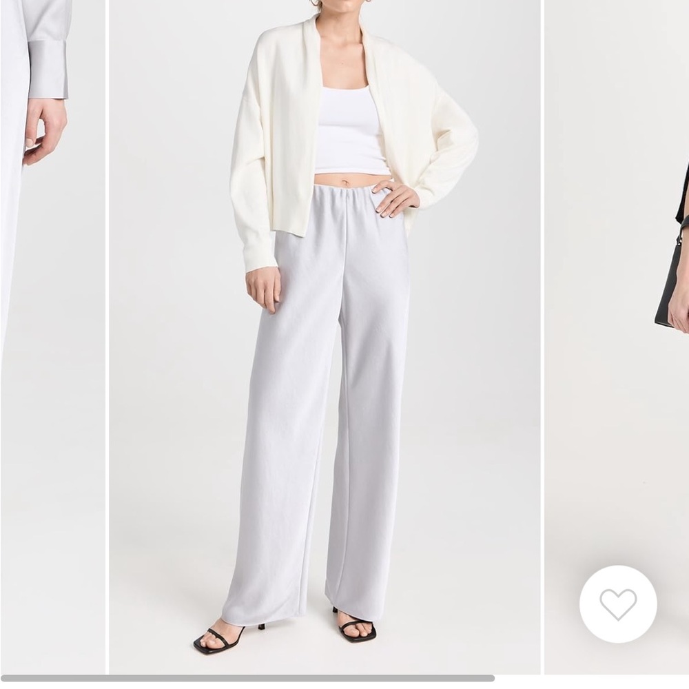 Vince Fluid Bias Pants XXS Silverstone